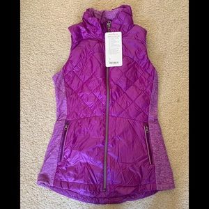 NWT Lululemon Down For A Run Vest | Sz 6 | Violet